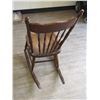 Image 2 : VINTAGE SMALL WOODEN ROCKING CHAIR