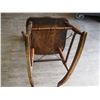Image 5 : VINTAGE SMALL WOODEN ROCKING CHAIR