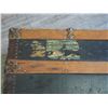 Image 3 : VINTAGE WOODEN TRUNK (36 L X 17 W X 8 IN DEEP)