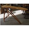 Image 1 : VINTAGE WOODEN IRONING BOARD (47 IN LONG) FOLDING
