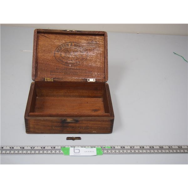Vintage Benson and Hedges Cigar Wooden Box