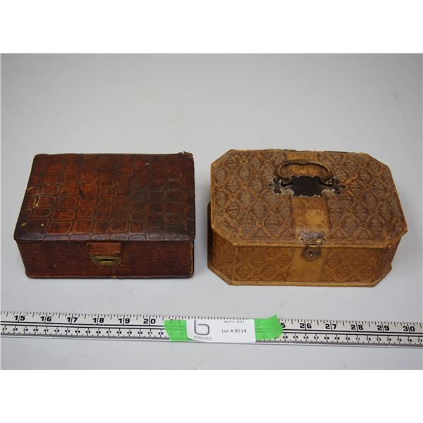 2 Vintage Jewelry Boxes
