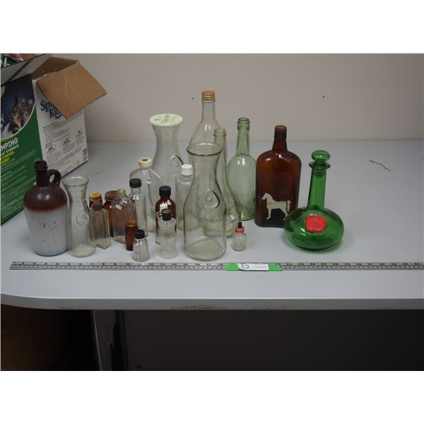 Lot Of Vintage Bottles