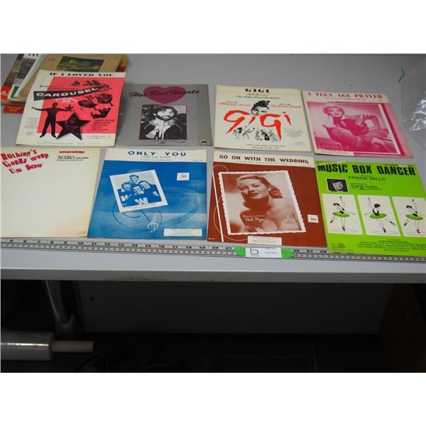 Lot Of Vintage Music Books
