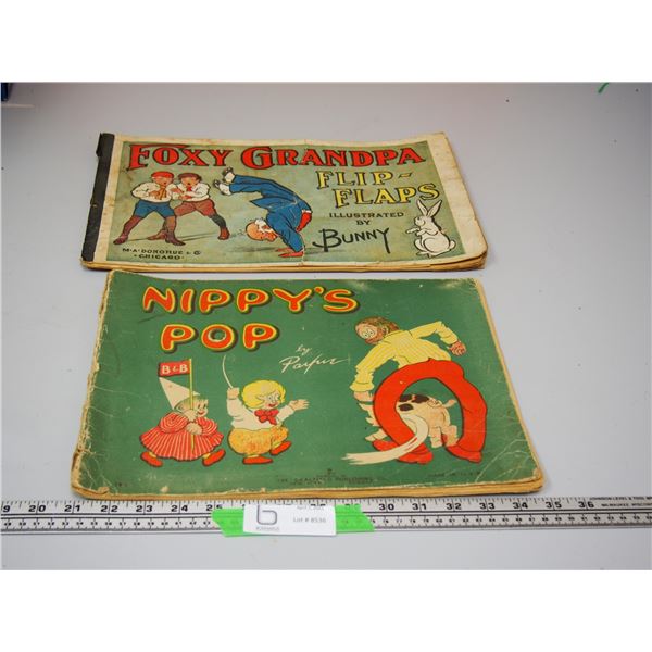 2 TIMES THE MONEY Foxy Grandpa, Nippy's Pop Comic Books One is 1917