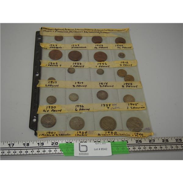 Vintage Foreign Coins