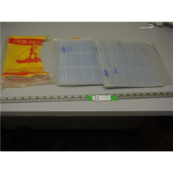 Plastic Sports Card Pages