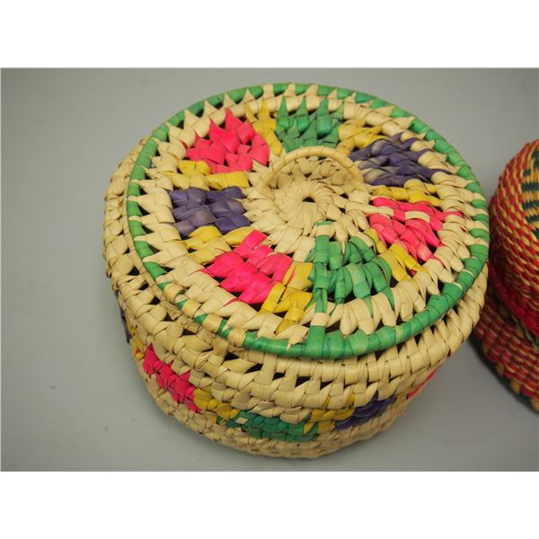 2 TIMES THE MONEY Wicker Sewing Basket (2)