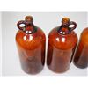 Image 2 : 4 Vintage Amber Bottles