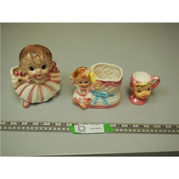 Miss Cutie Pie Japan Ornament And 2 Rubens Orisimis Japan Ornaments