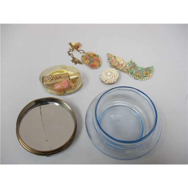 Candy Dish With Trinkets