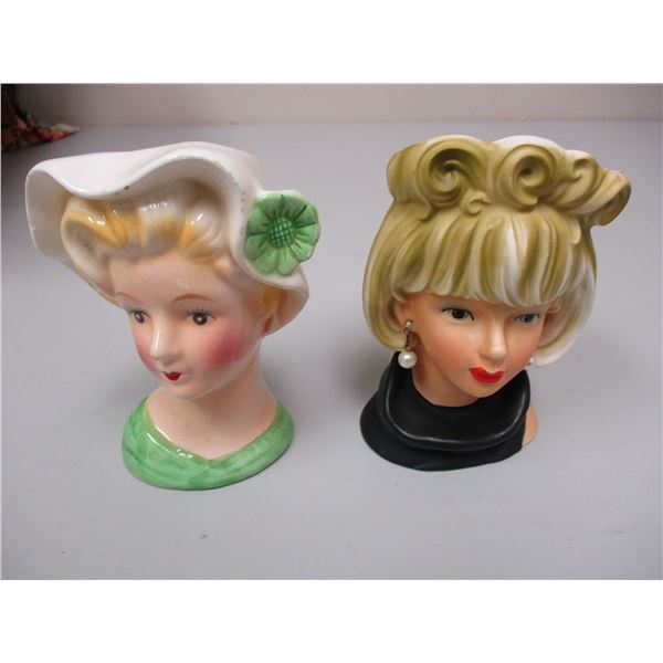 2 TIMES THE MONEY Glass Head Planters Repelo Japan