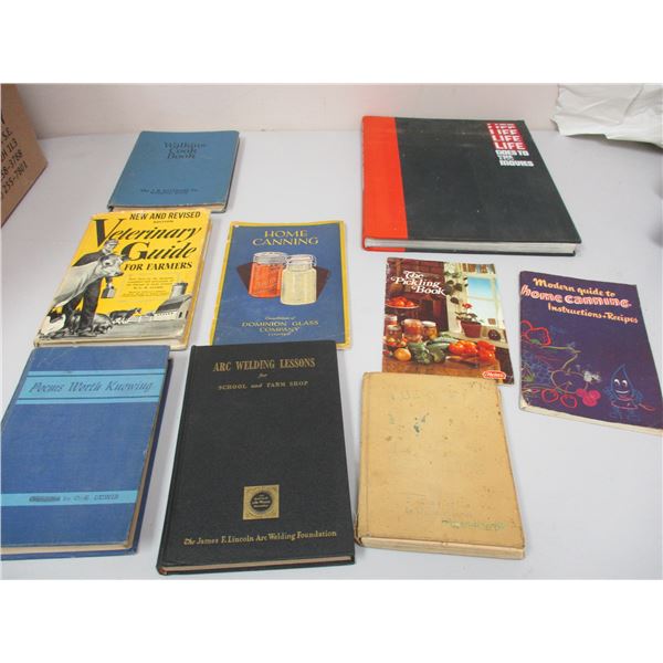 Cook Book And Other Farming Related Books