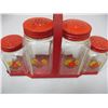 Image 4 : Vintage Red Salt And Pepper Set