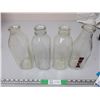 Image 1 : 4 TIMES THE MONEY Milk Bottles