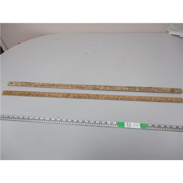 2 TIMES THE MONEY Yard Sticks