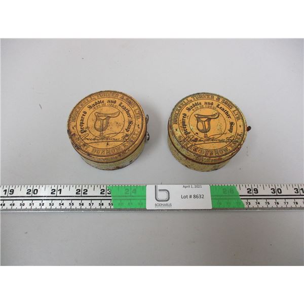 Rockwell Turner And Sons Saddle Soap Tins