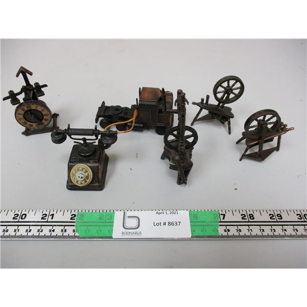 6 TIMES THE MONEY Die Cast Pencil Sharpeners