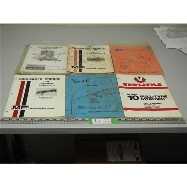 MISC MANUALS & PARTS LIST