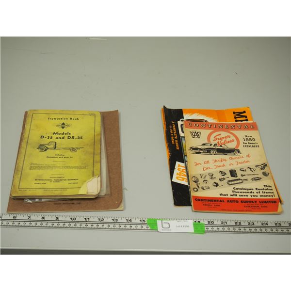 2X THE MONEY/ MISC MANUALS, CATALOUGES & BROCHURE