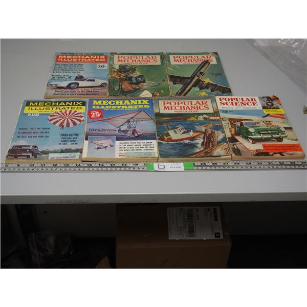 1940'S-1960'S POPULAR MECHANICSM MECHANIX ILL, POPULAR SCIENCE MAGAZINE