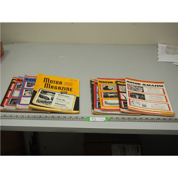 2X THE MONEY/ MOTOR MAGAZINES 1940'S