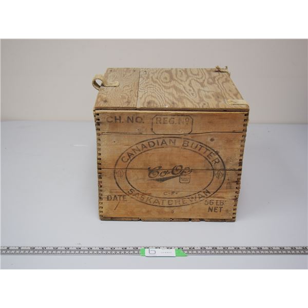 CO-OP CANADIAN BUTTER WOODEN CRATE