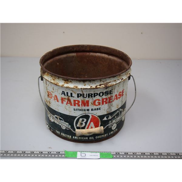 B/A GREASE PAIL (NO LID)