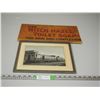 Image 1 : CANADIAN NATURAL PICTURE IN FRAME PLUS WITCH HAZEL WOODEN SIGN