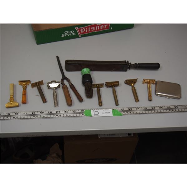 VINTAGE SAPLEY RAZORS 1920-1930'S PLUS MISC