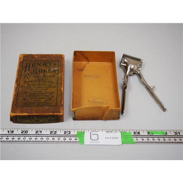 HENRY BOKER VINTAGE CLIPPER IN BOX