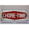 Image 1 : Chore Time Metal Sign 43.5" x 18"