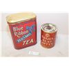 Image 1 : BRAIDS COFFEE/ BLUE RIBBON TEA TIN