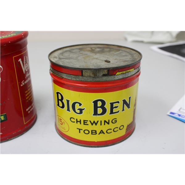big ben tobacco can Lot Detail Vintage Tobacco Cans Big Ben,