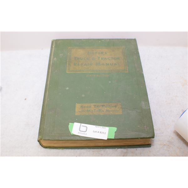 1952 TRUCK/TRACTOR REPAIR MAN