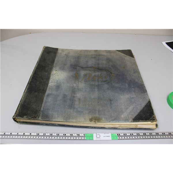 Peck's Tailoring Measuring Book - 1918