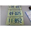 Image 1 : 1972 Sask License Plates - 4 Plates