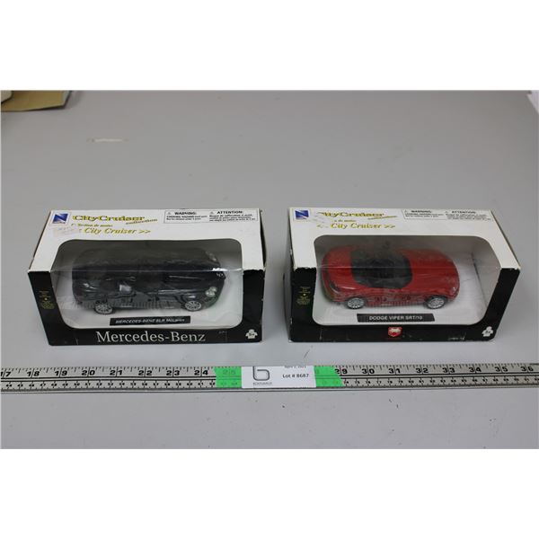 Dodge Viper and Mercedez Benz McLaren 1/24 Scale