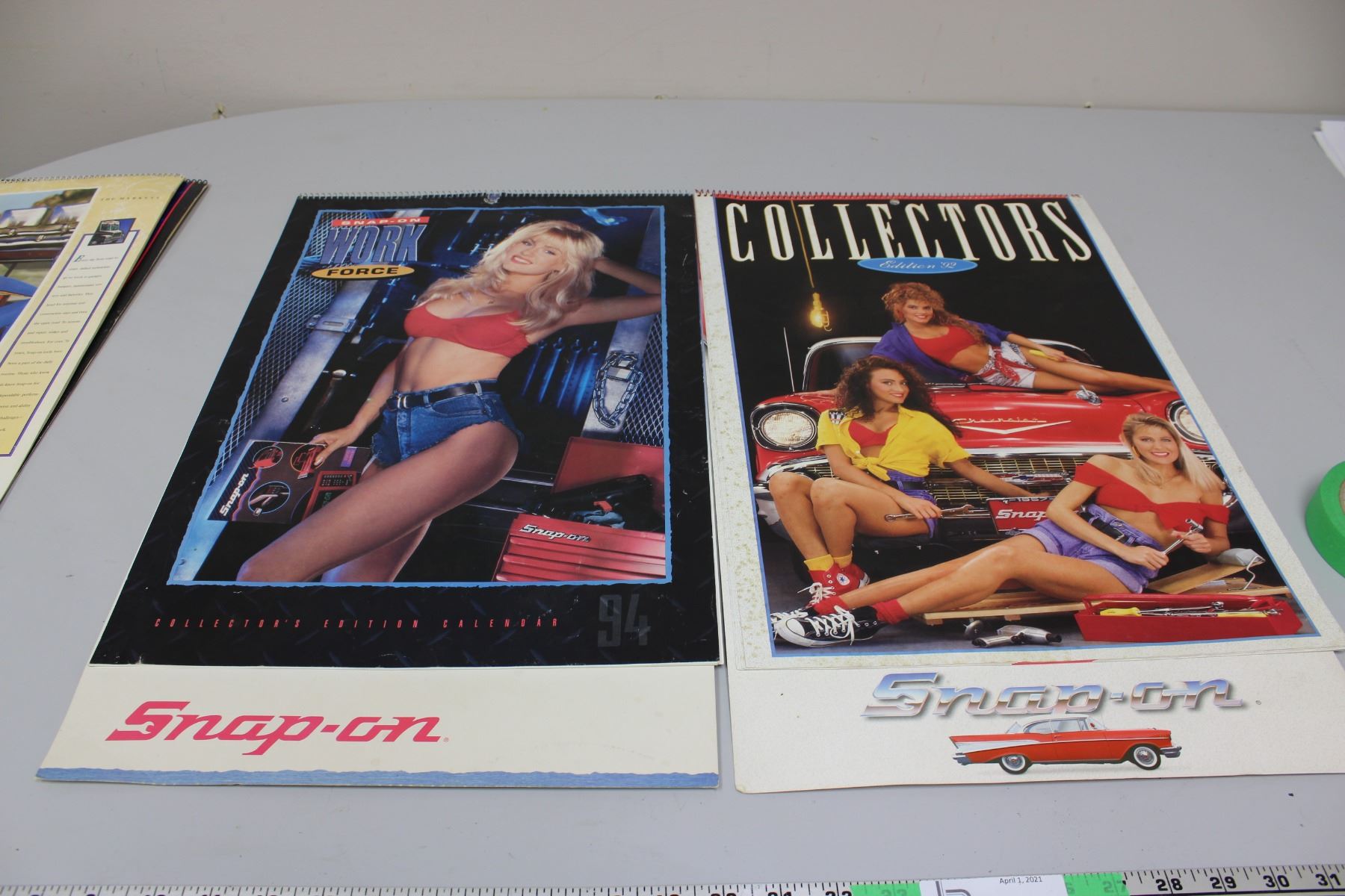 Snap On Calendars 1992 1994 Bodnarus Auctioneering Snap On Calendars 1992 1994 Bodnarus Auctioneering
