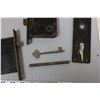 Image 4 : Vintage Door Knobs and Door Parts, Keys