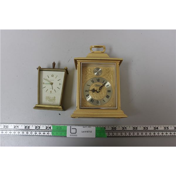 Bulova Clock and Waltham Clock