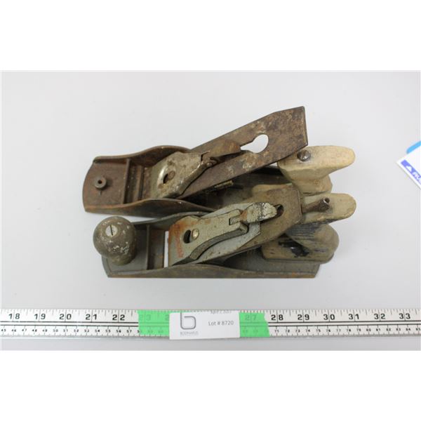Metal wood hand planes
