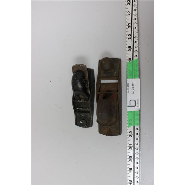 2 Metal Wood Hand Planes