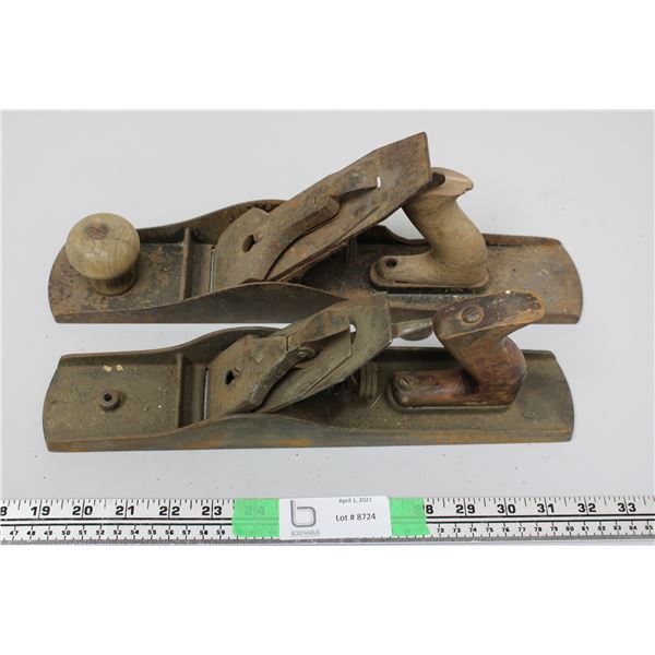 2 Metal Wood Hand Planes