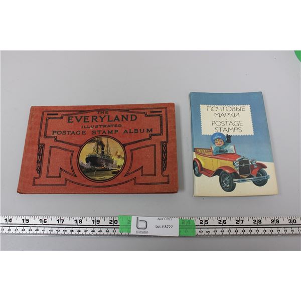 Vintage Postage Stamps and Books