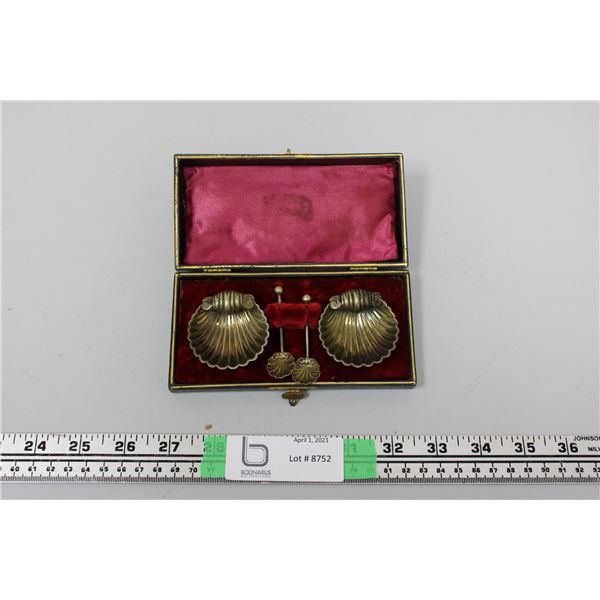 Mini Serving Tray with Spoons in Case