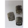 Image 4 : 3 Small NFR 1985 and 1986 Belt Buckles
