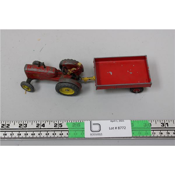 Dinky Toys Massey Tractor with Wagon