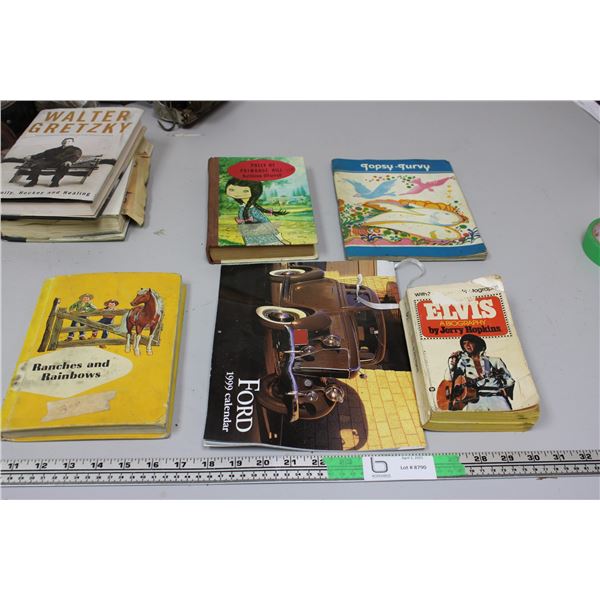 Elvis Book and Mix of Reading Books