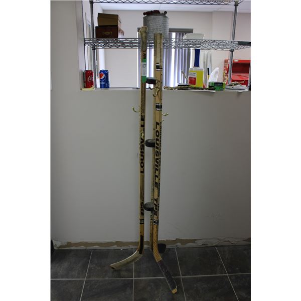 Hockey Stick Coat Rack